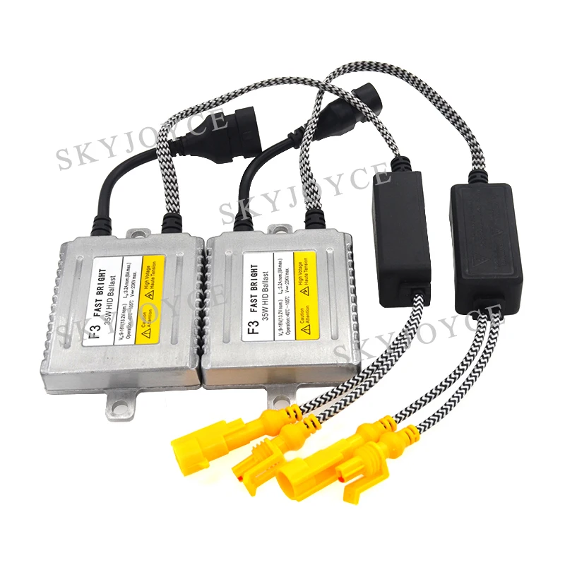 SKYJOYCE 10 шт. F3 Быстрый яркий HID тонкий балласт 12 в 35 Вт старт цифровой фотоэлемент