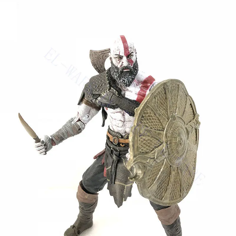 7 дюймов NECA Оригинал 2018 God of War 4 Ultimate Kratos &quotПВХ фигурка игрушка Съемная Модель