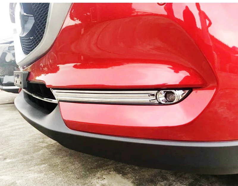

Car Sticker For Mazda CX-5 CX5 CX 5 2017 2018 2019 ABS Chrome Front Fog Light Lamp Cover Trim Decoration Car Styling Accessories