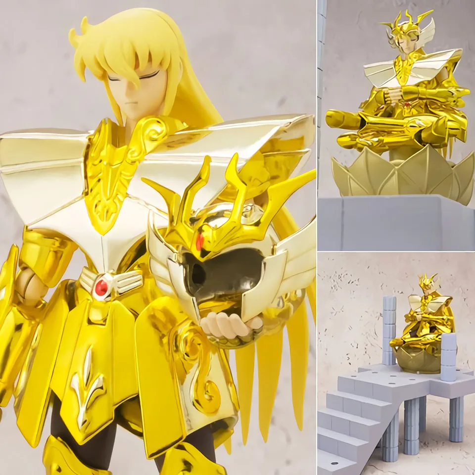 Оригинальный Bandai Saint Seiya D.D.PANORAMATION Gold Saga Shaka ПВХ фигурка модель игрушки DDP подарок |