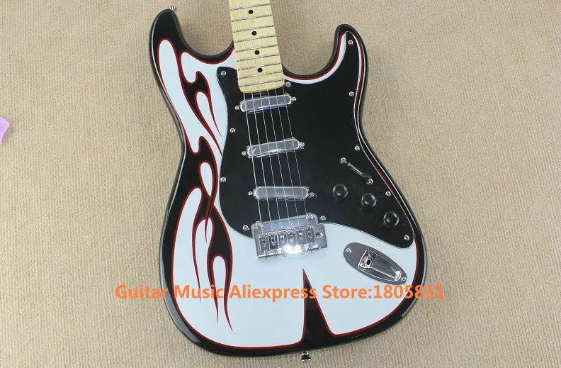 Новая гитара с завода электрическая кленовым грифом высококачественные
