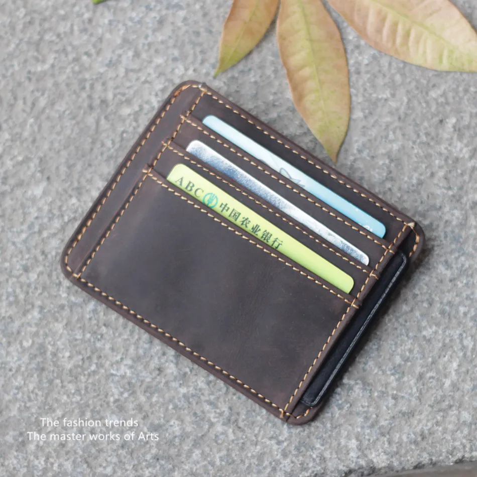Сумка ручной работы из натуральной кожи в стиле ретро|card bag|card holdername card holder |