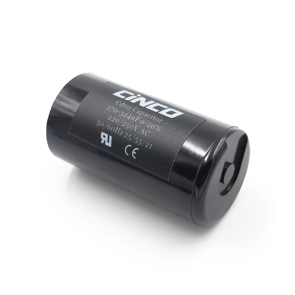 270 324MFD 220 V 250 275 CD60 пусковые конденсаторы двигателя RV запуск ing 324 mf uf компрессор HVAC