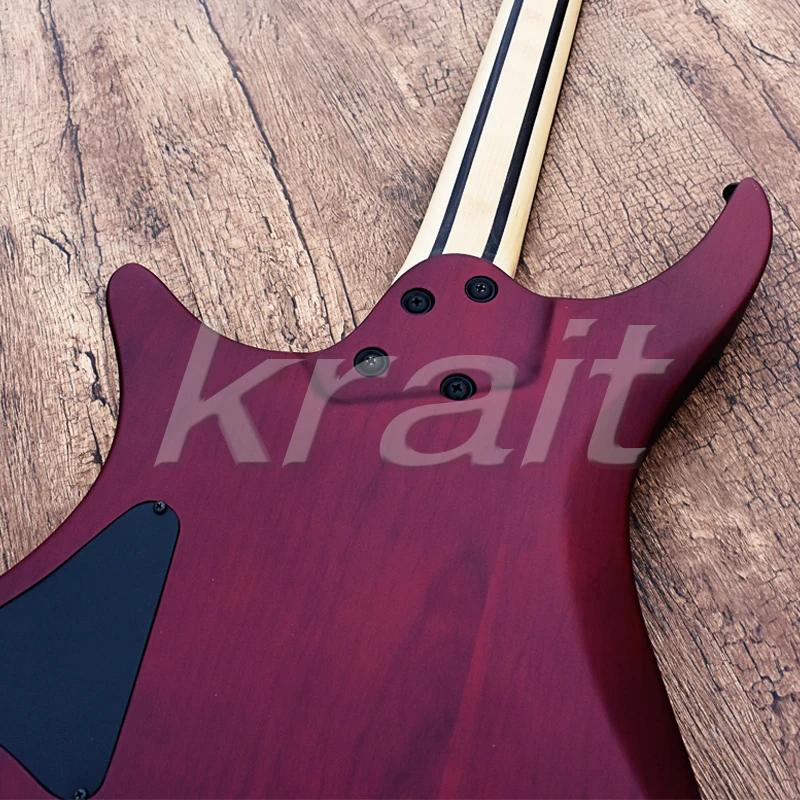 Krait fanned fret безголовая гитара strandberg электрогитара ольховое дерево клен шея Черное дерево fret матовая отделка