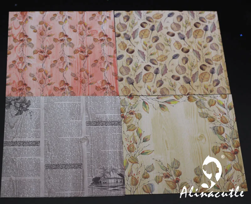 AlinaCraft 24 листа 6 &quotX6&quot узорчатые бумажные трубы гранат Скрапбукинг бумажный