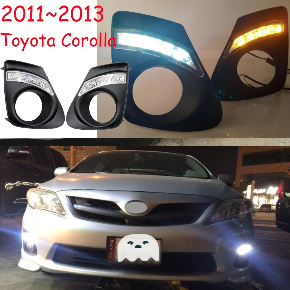 Светодиодный 2011 ~ 2013 Corolla Дневной светильник Противотуманные головной vios corolla camry