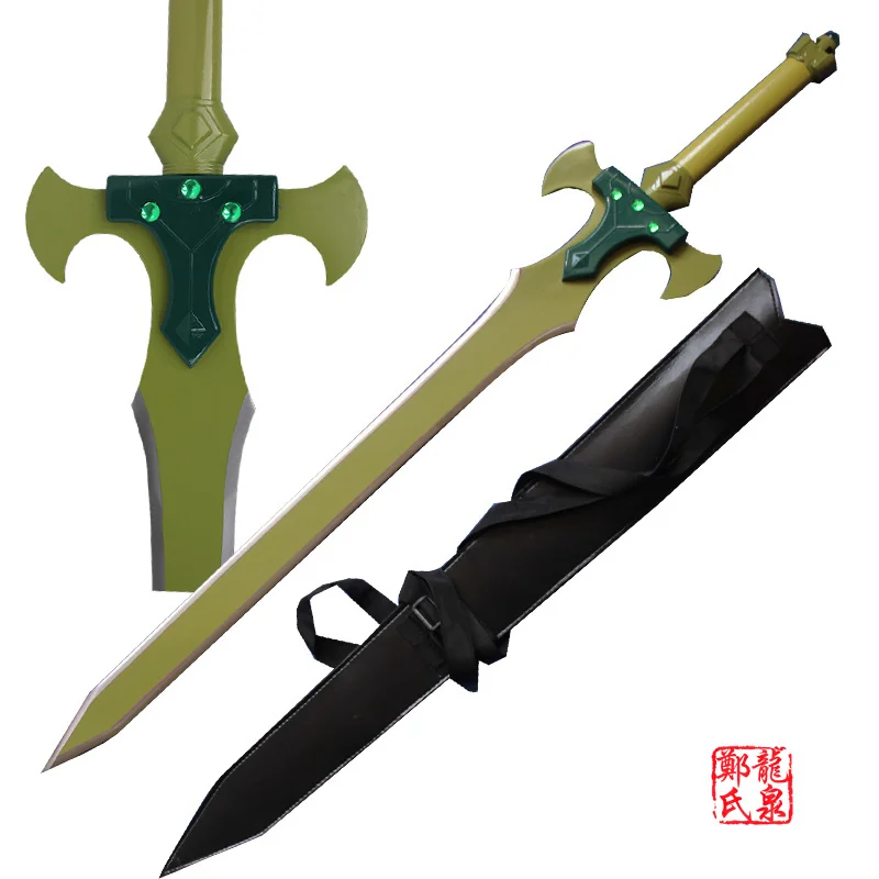

Free Shipping -Metal Craft Steel Blade Kirito's holy Sword Excaliber SAO ALfheim Online-ALO Animation Cosplay Props Decorative