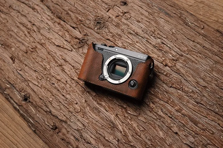 Mr. Stone чехол для камеры ручной работы для Fuji Fujifilm XE3 X-E3 из натуральной кожи половина крышки открывающийся аккумулятор