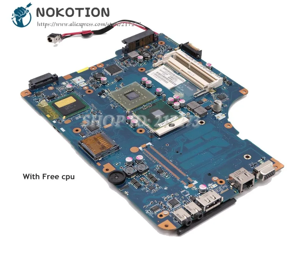 Материнская плата NOKOTION для ноутбука Toshiba Satellite L500 L550 K000093620 KSWAA без графического
