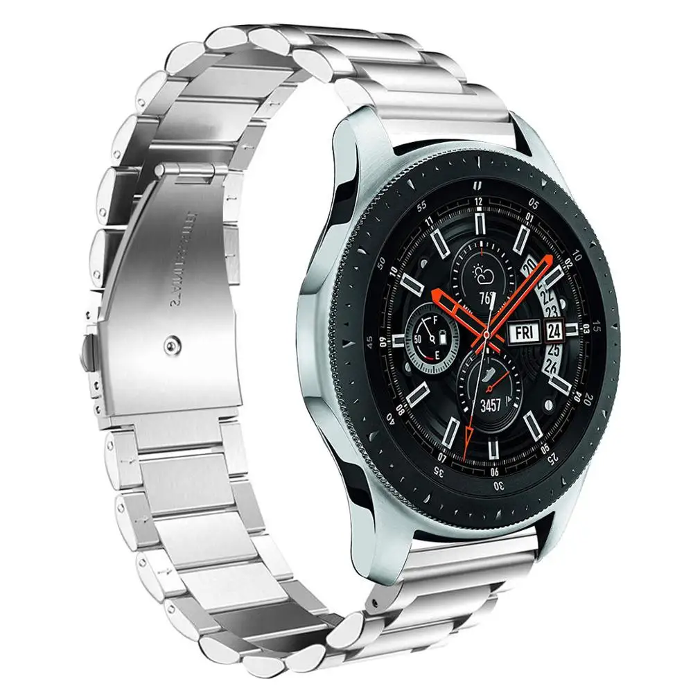 4 22 мм ремешок из нержавеющей стали для samsung Galaxy Watch 46 мм ремешок для samsung gear S3 classic 92001 - Цвет ремешка: 4