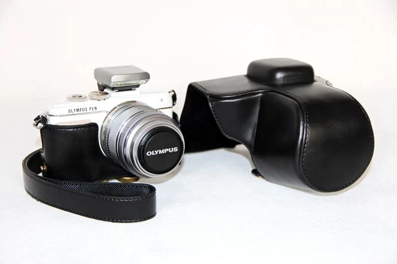 Pu кожаный чехол для камеры чехол для OLYMPUS Pen E-PL6 E-PL5 EPL5 EPL6 E-PM2 EPM2 камера с ремешком защитный чехол
