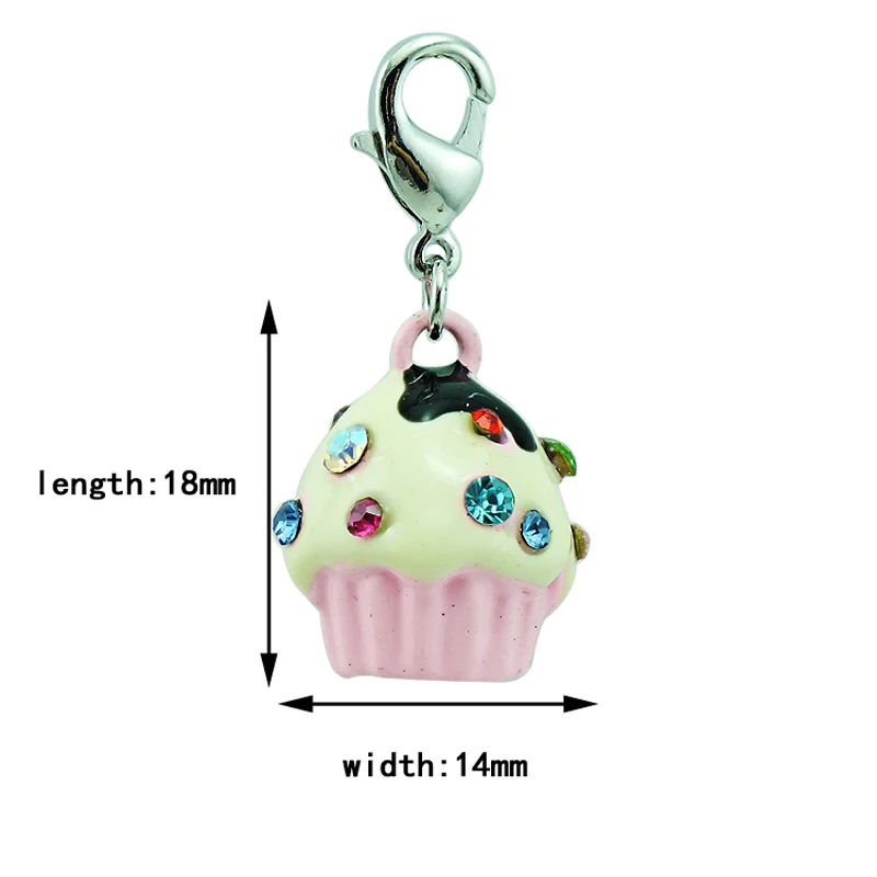 JINGLANG оптовая цена красочные горного Хрусталя Торт кулон Омаров застежка