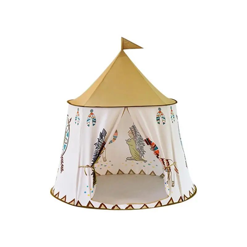 

Little Lion Indian Castle Indoor Toy House Princess Prince Room Baby Toys Children's Tent Game House Without Bottom Pad