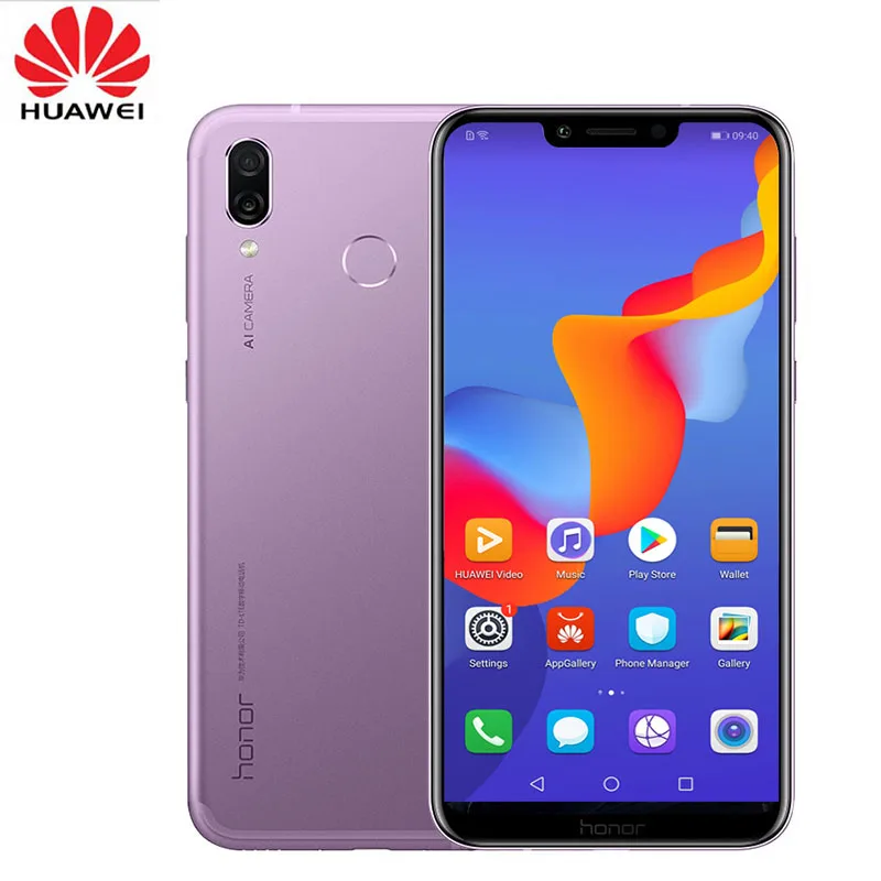 Huawei Honor Play 4 Гб 64 6 3 дюймов Kirin 970 Octa Core Android 8 1 телефон 2340x1080 Быстрый зарядное