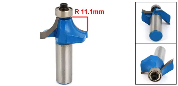 

2pcs Wood Cutting Tool Corner Rounding Round Over Router Bit 1/2" x 7/8"