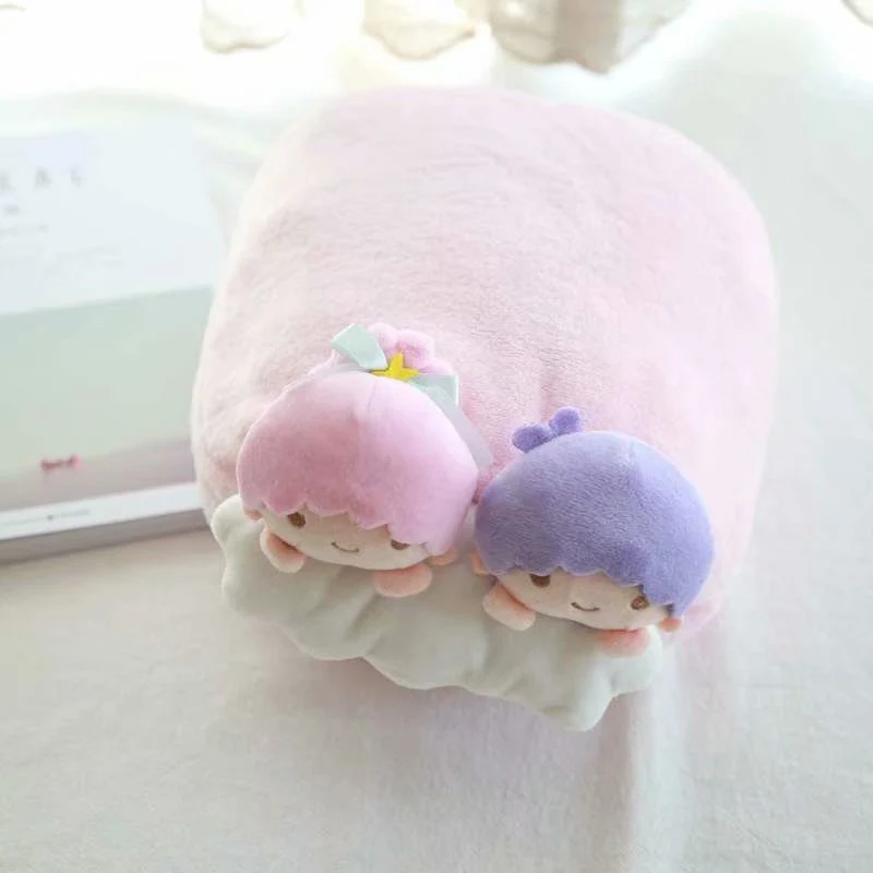 Kawaii Мультфильм Близнецы плюшевые подушки + одеяло держать подушку игрушки Дети
