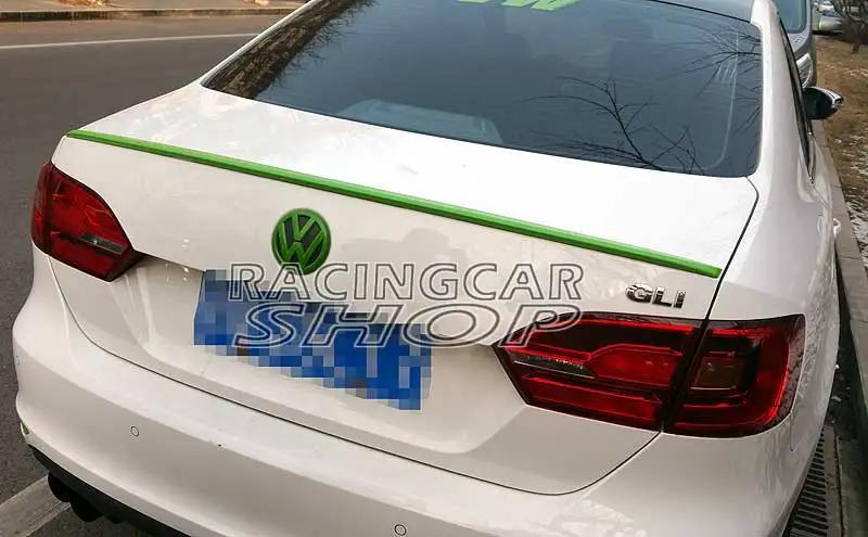Неокрашенный багажник спойлер крыло губы подходит для VW Jetta A6 MK6 GLI 2011 2013 V018F|gli|gli mk6