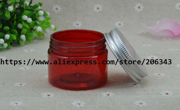 40 г красная пэт бутылка/банка/горшок для геля/эссенции/крем/увлажняющий