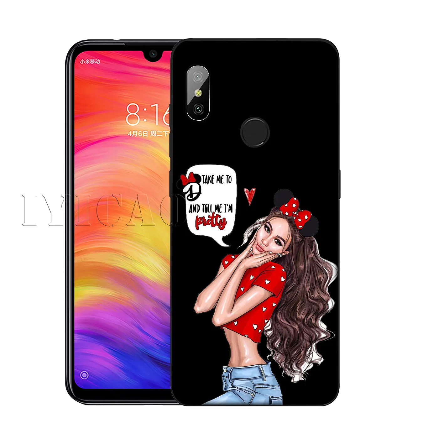 IYICAO Мягкий силиконовый чехол для Xiaomi Mi 9 SE 9T CC9 CC9E 8 A3 Pro A1 A2 Lite f1 MAX 3 |