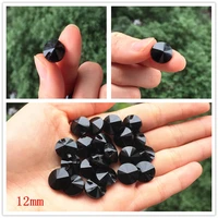 20pcs high grade black crystal gemstone buttons sewing buttons for shirt crystal buttons for garments sewing accessories 12mm