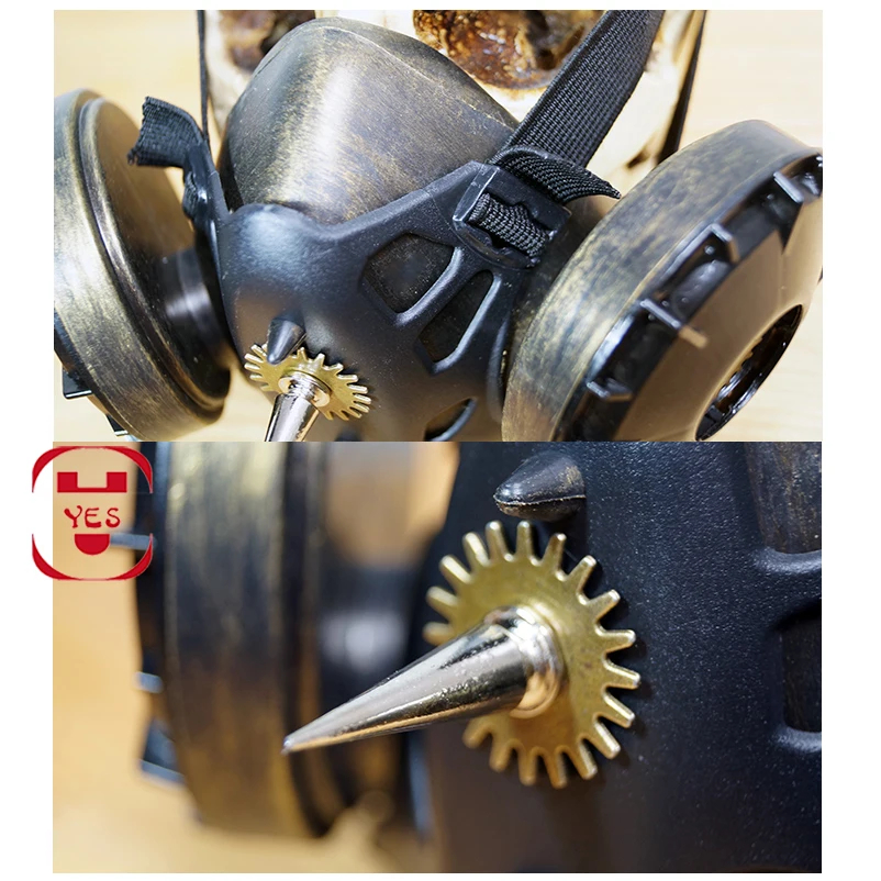 Респиратор YES Steampunk маска в стиле ретро антизапотевающая маскарадная для