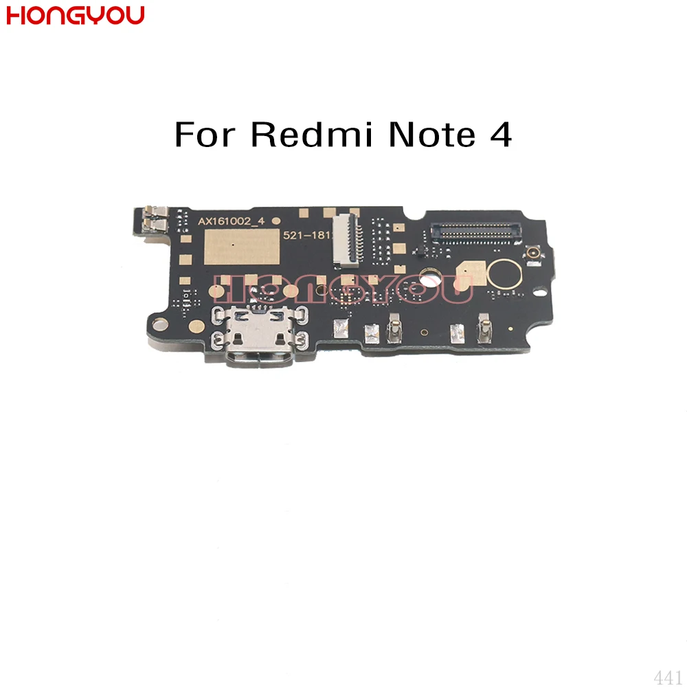 USB Charge Dock Board Charging Socket Jack Port Plug Connector Flex Cable For Xiaomi Redmi NOTE 4 | Мобильные телефоны и