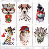 furry cats and dogs animal pattern temporary tattoo stickers waterproof women fake hand tattoos adult men body art