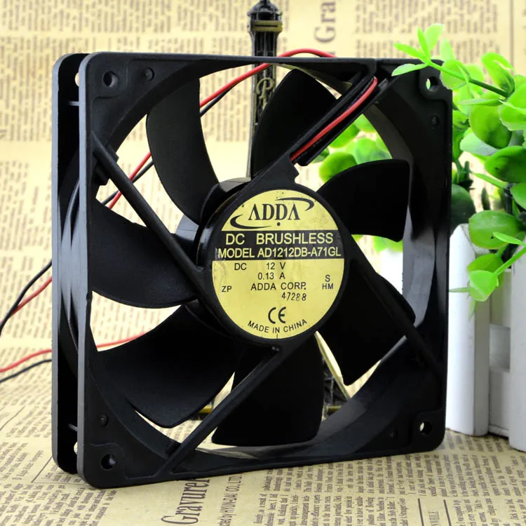 

AD1212HB-A71GL 12025 12V 0.37A 12CM original Disassemble