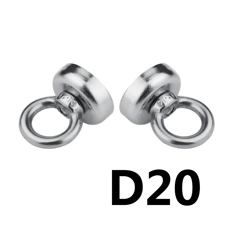1 шт. D20mm спасательные магниты рыболовный магнит глубоководный держатель горшок