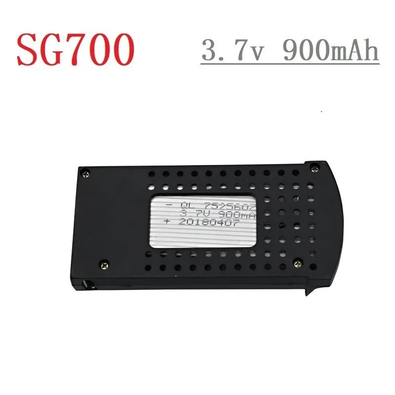 

Original 3.7V 900mAh Li-po Battery for DM107S SG700 S169 RC Quadcopter Spare Parts 3.7v Drone Rechargeable Battery 752560 1pcs