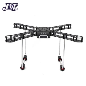 JMT 4-осевая рамка из углеродного волокна 380 мм с шасси, Небьющийся алюминиевый сплав для самодельного дрона квадрокоптера