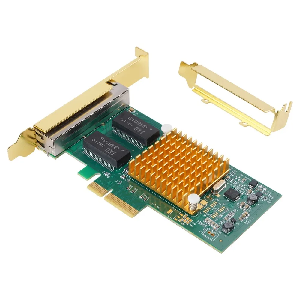Карта расширения ORICO PCI E с 4 портами для RJ45 Express высокоскоростная e PCIe компонентов
