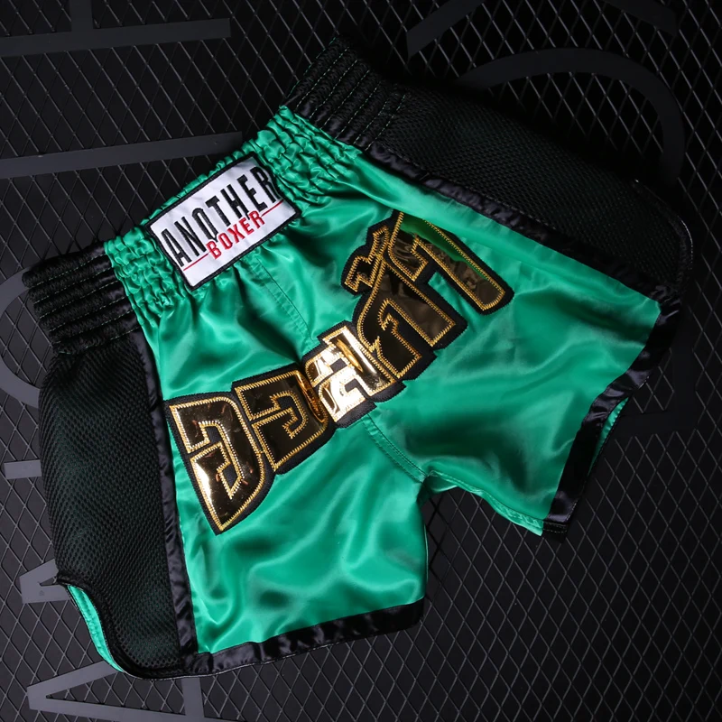 Фото 8 цветов, спортивные шорты для бокса, mma, фитнеса, тренировок, повседневные индивидуальные дышащие свободные шорты, дешевые штаны для тайског... №5