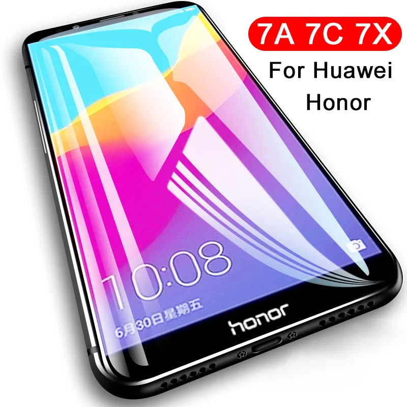 Защитное стекло для huawei Honor 7c Pro 7a 7x закаленное стекло на Honer 7 S 7 X A C S X7 S7 A7 C7 7apro 7cpro защита экрана