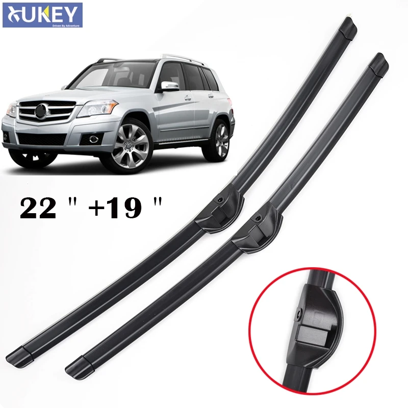 Передние щетки стеклоочистителя Xukey для Mercedes GLK X204 2008 2014 2013 2012 2011 2010 2009 резиновые