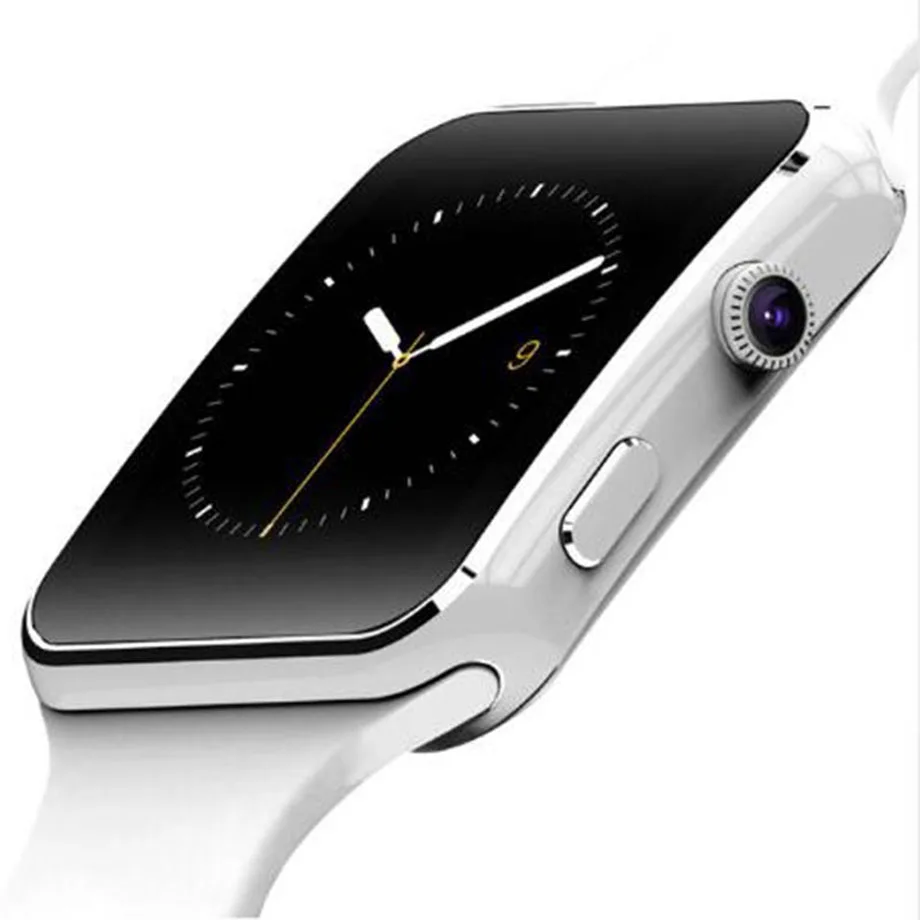 Bluetooth Smart Часы Smartwatch спортивные часы для iPhone с телефона Android Камера FM Поддержка