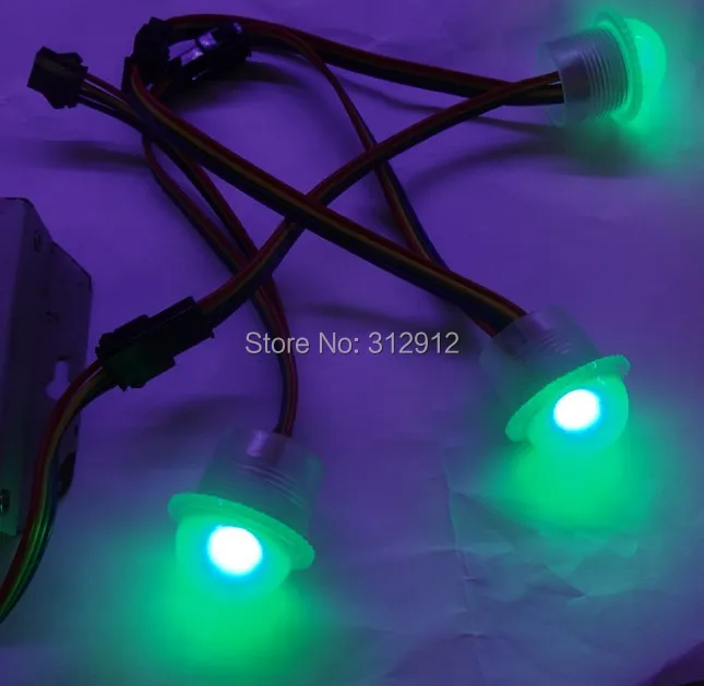 26 мм Диаметр WS2801 СВЕТОДИОДНЫЙ пиксельный модуль 1 шт. 5050 SMD RGB LED DC5V вход матовая