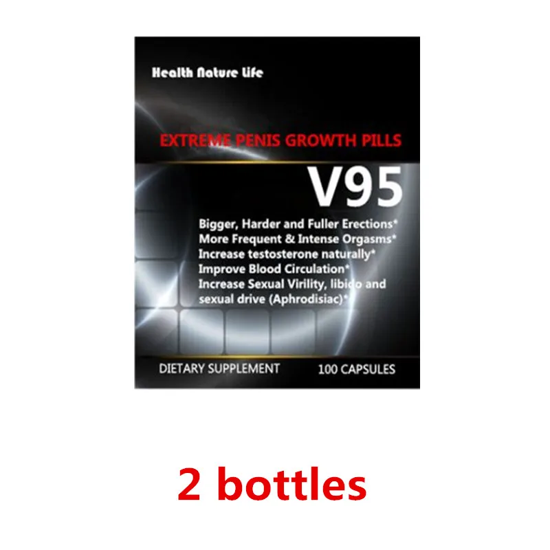 Увеличение пениса V95 на 4 дюйма больше безопасно - Цвет: 2 bottles