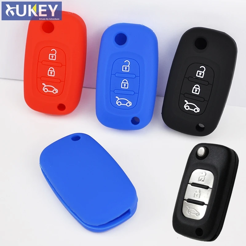 Силиконовый чехол для дистанционного ключа с 3 кнопками RENAULT FLUENCE CLIO KANGOO MEGANE MODUS