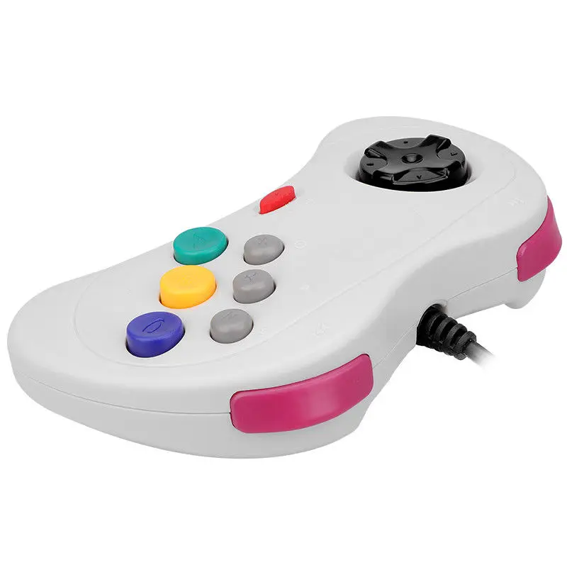 Для sega Saturn USB Классический игровой контроллер USB проводной игровой контроллер геймпад джойстик для системы Saturn черный/белый