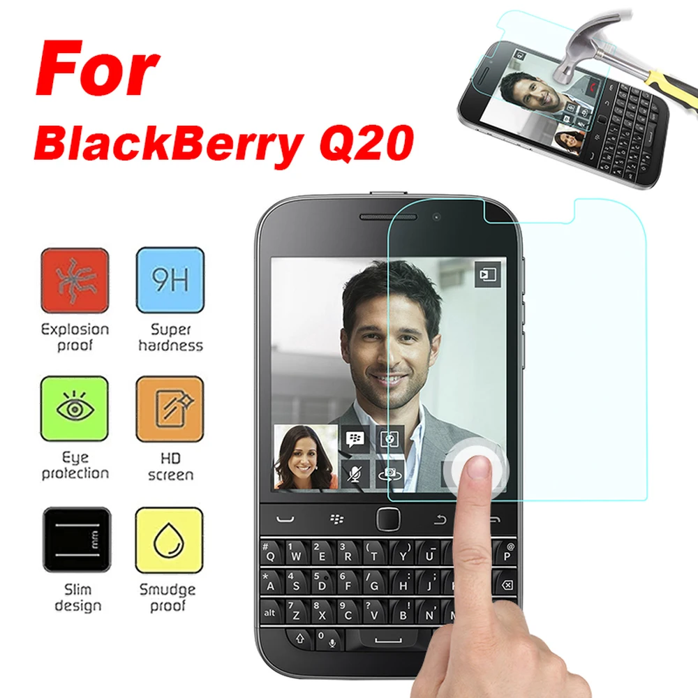 2.5D закаленное стекло защитная пленка для экрана BlackBerry Q10 Q20 Z30 Aurora Keyone стеклянная