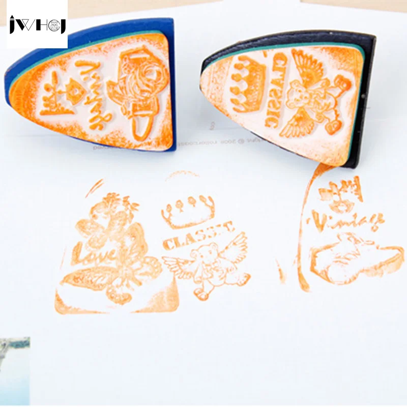 1 шт. высокое качество мини винтажный Железный деревянный штамп сделай сам ручная