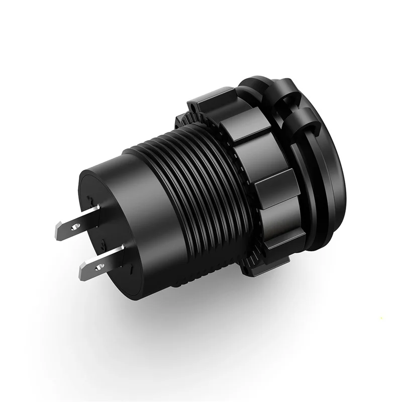 QC 3,0 USB Зарядное устройство розетка Мощность Зарядное устройство синий светодиодный цифровой Дисплей Универсальный 5V 3A для автомобилей Лодка аксессуары для мотоцикла и автомобиля