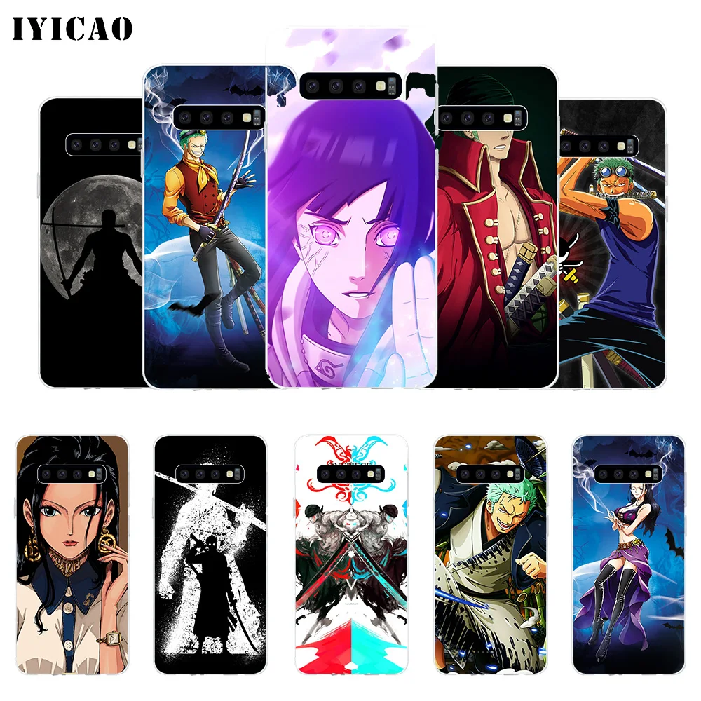 IYICAO Roronoa Zoro Цельный Мягкий силиконовый чехол для телефона Samsung Galaxy S10e S10 S9 S8 Plus S7 Edge