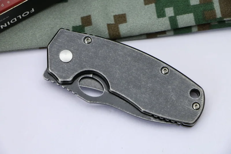 Enlan EW105 черный складной нож 8Cr13Mov лезвие стальная ручка Открытый Отдых EDC