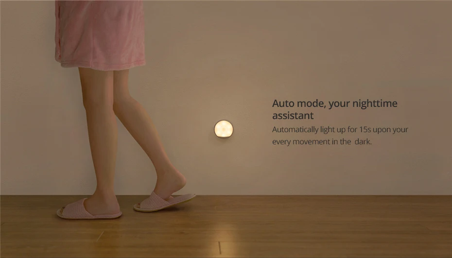 Xiaomi Mijia Yee светильник светодиодный ночной Светильник Инфракрасный магнитный с крючками Дистанционный датчик движения тела для Xiaomi Smart Home
