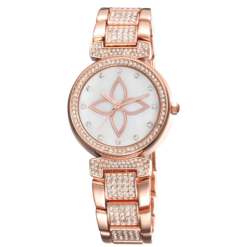 WEIQIN Новые цветочные женские часы роскошные высококачественные