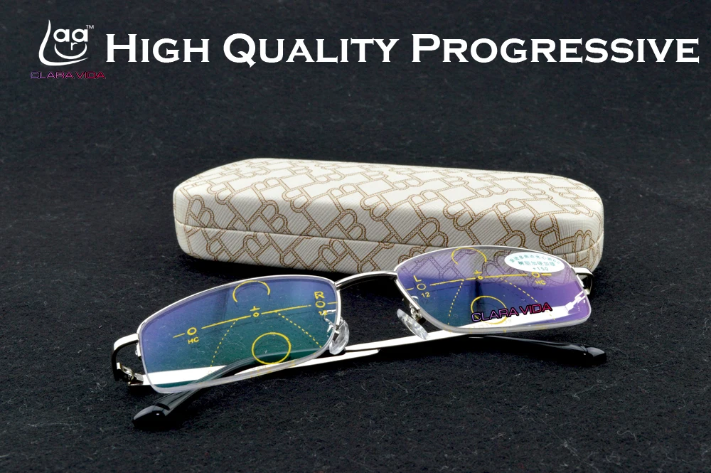 = CLARA VIDA Intelligence Progressive Multifocal Commercial очки для чтения Bifocal см. Около дальнего света + 1 5 2