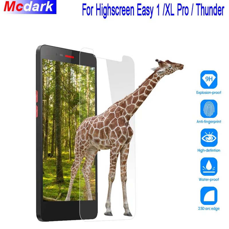 Закаленное стекло для экрана высокого качества Easy XL Pro защитная пленка High screen Thunder