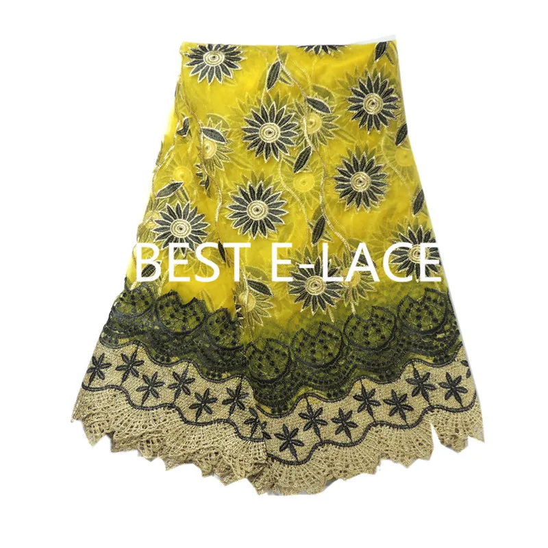 2017 Последние фиолетовый Африканская швейцарский шнурок маркизета ткани